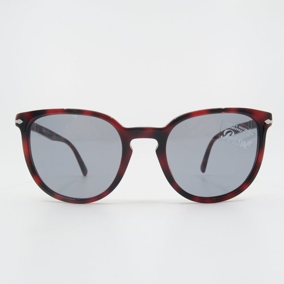 Persol 3226-S 1100/R5 51mm Red Tortoise-Gray Tempered Glass, New Sunglasses. - Picture 3 of 11